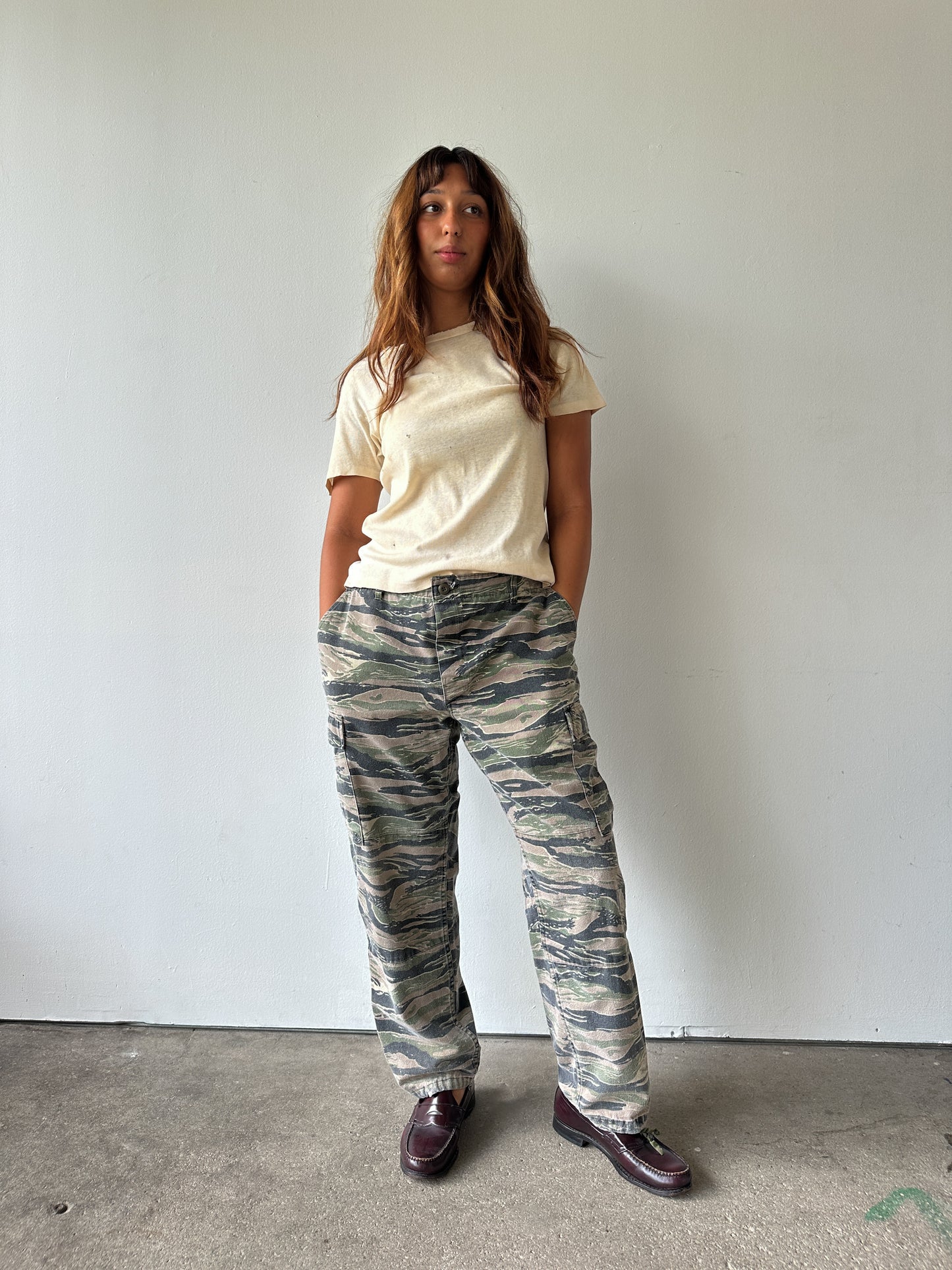 1980s Tiger Stripe Cargo Pants