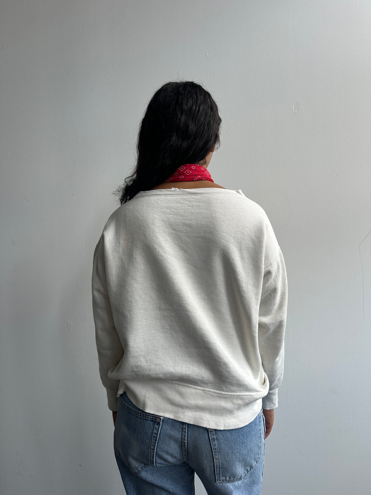 1950s Cotton Grey Sweat