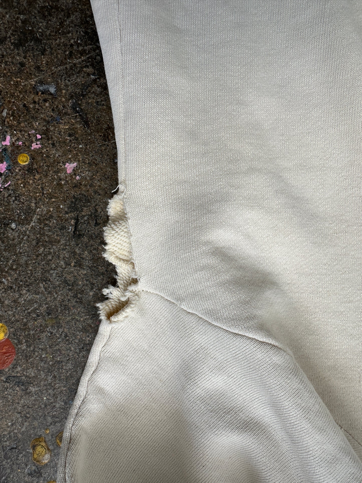 1960s Cotton Distressed Sweatshirt