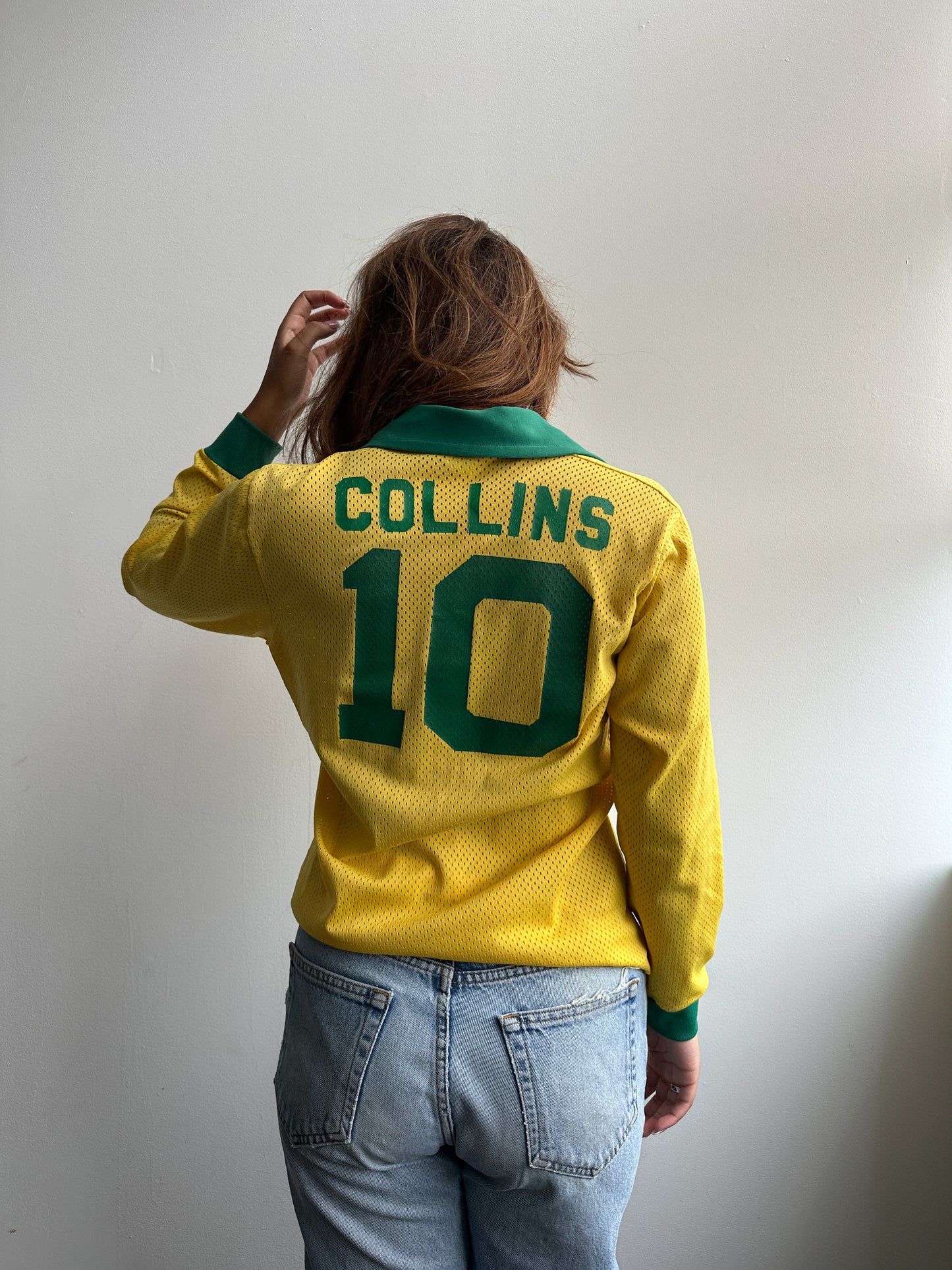 1980s Champion Long Sleeve Mesh Soccer Jersey
