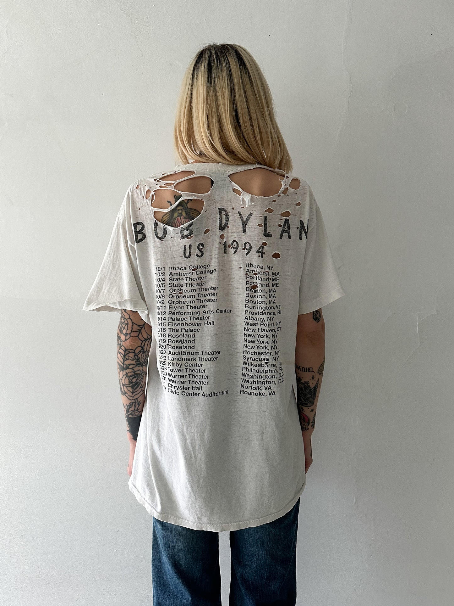 1990s Distressed Bob Dylan US Tour T Shirt