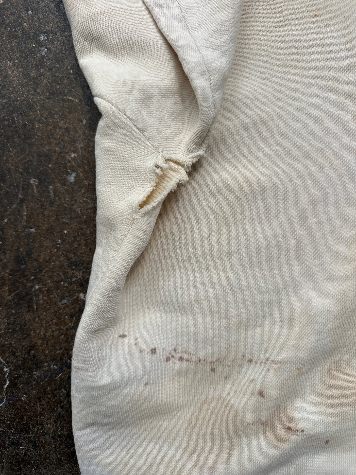 1960s Cotton Distressed Sweatshirt