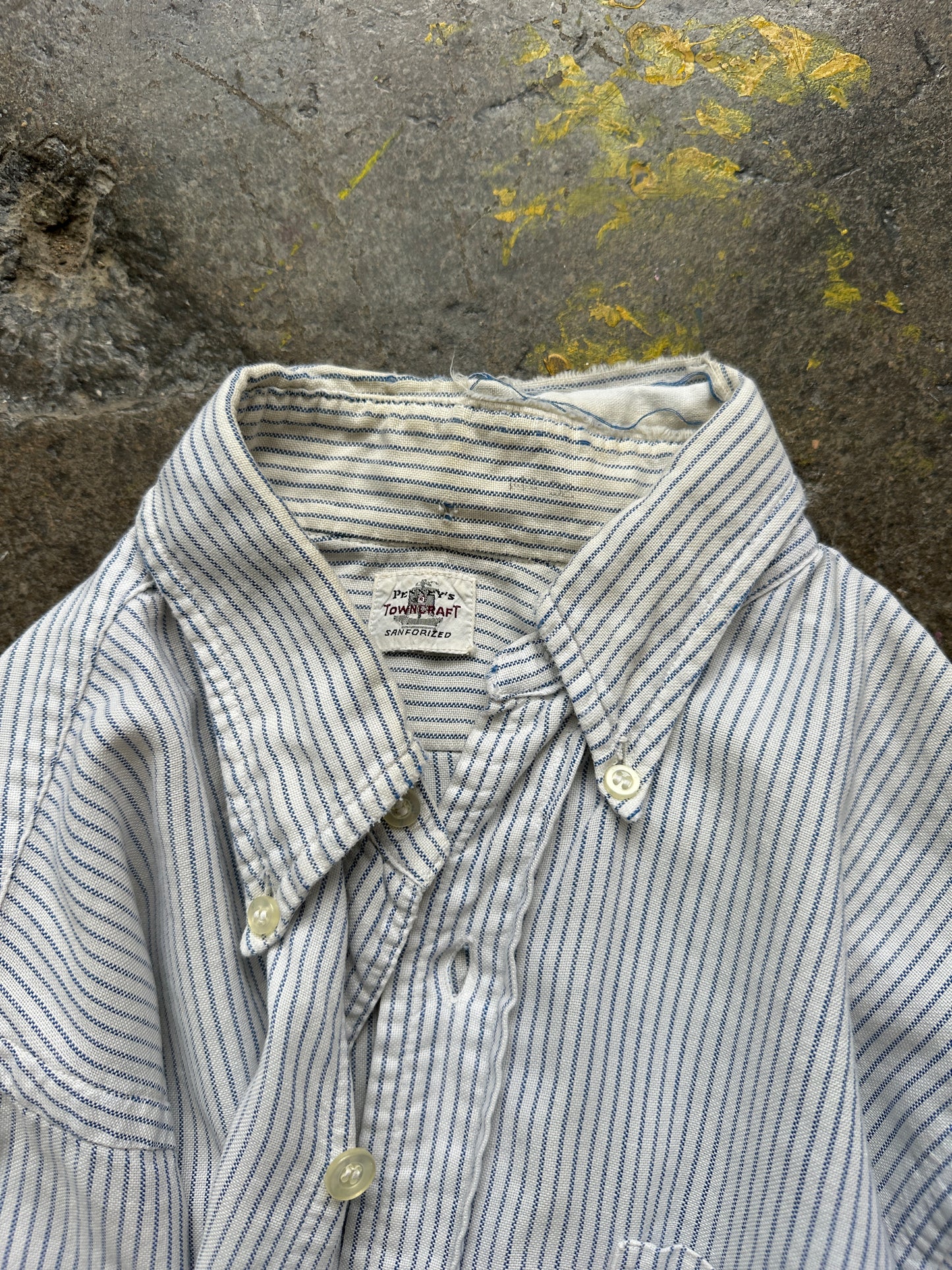 1960s Penny’s Towncraft Pin Stripe Button Up