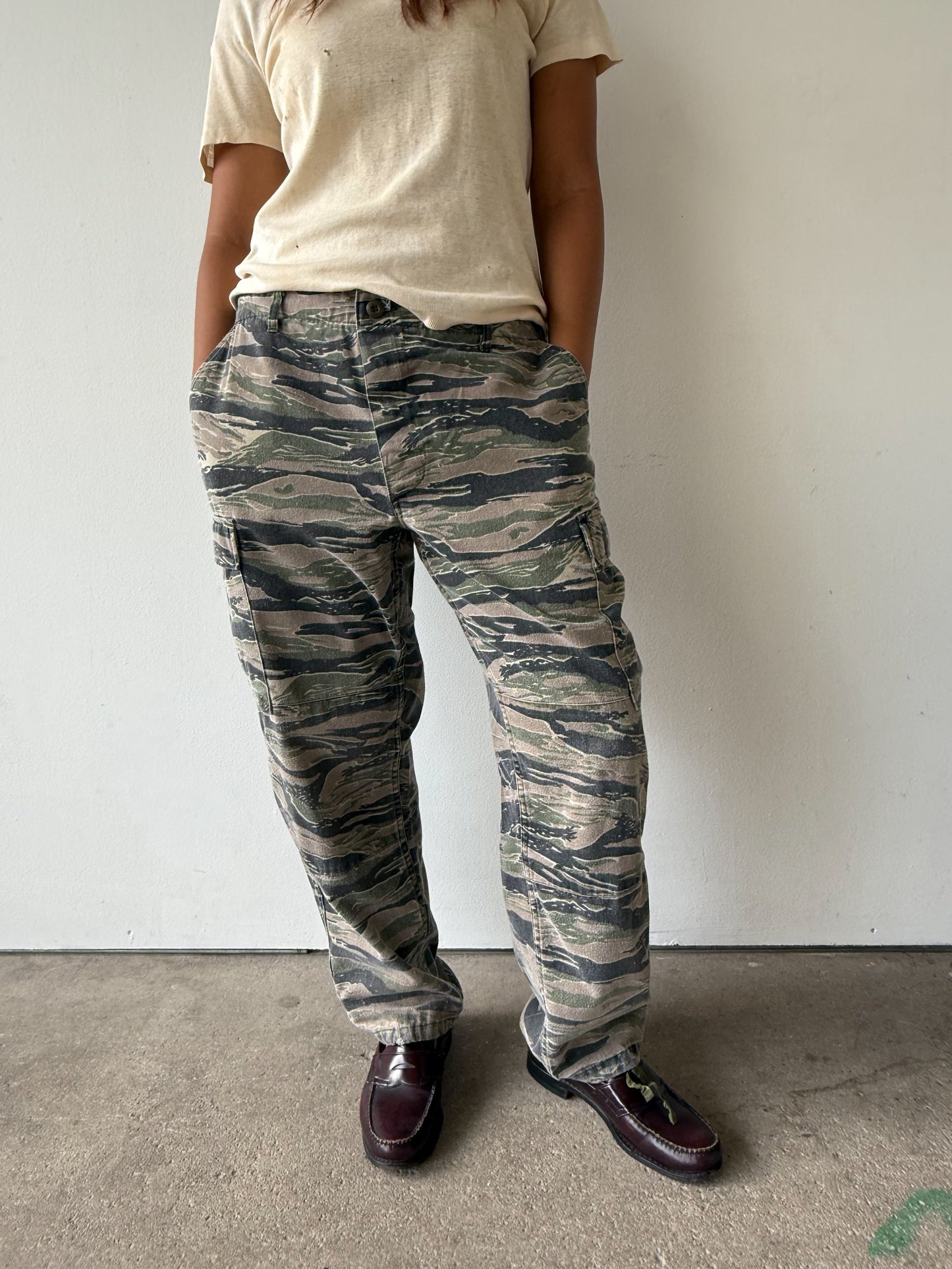 1980s Tiger Stripe Cargo Pants