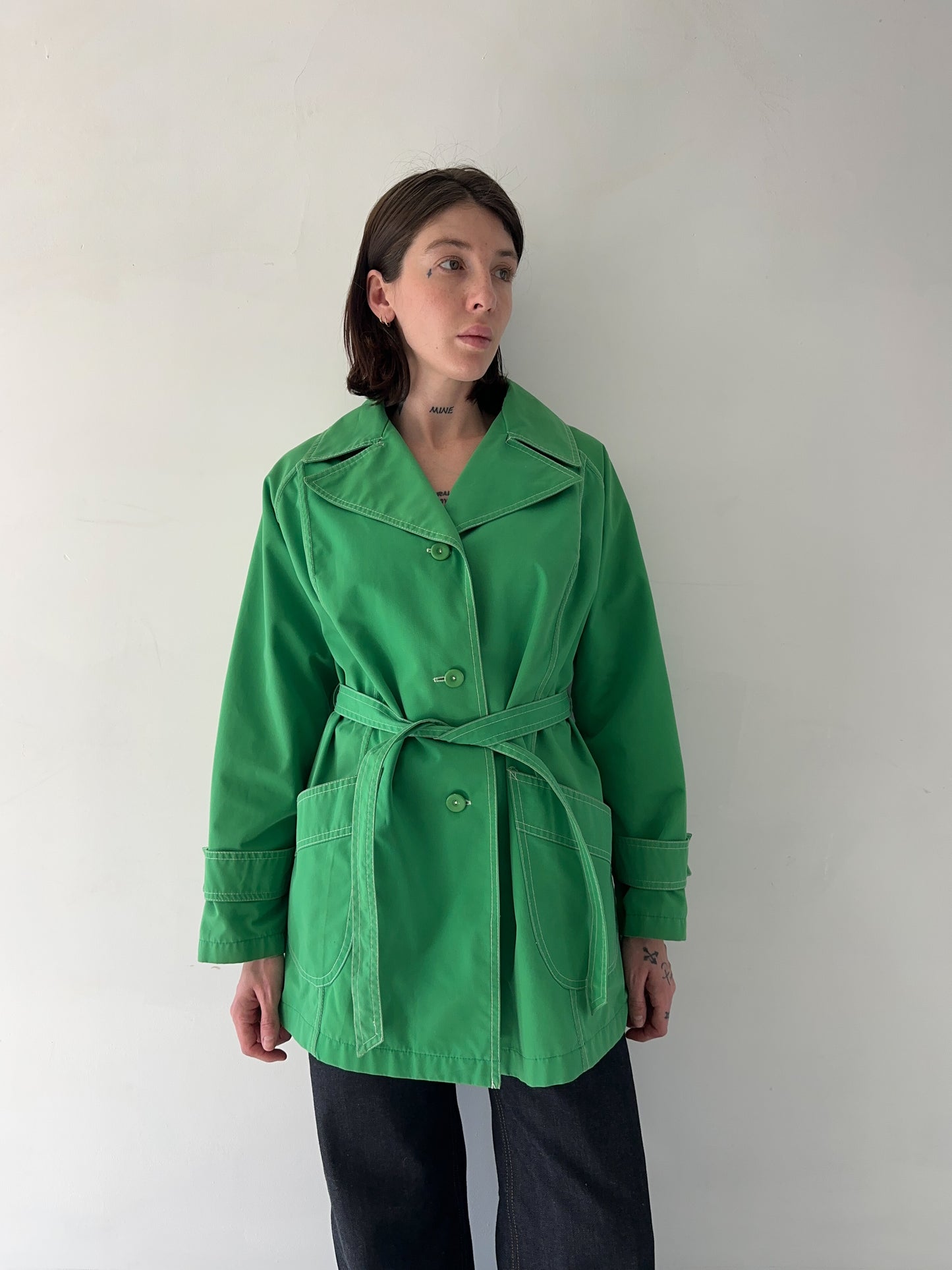 1970s Green Coat