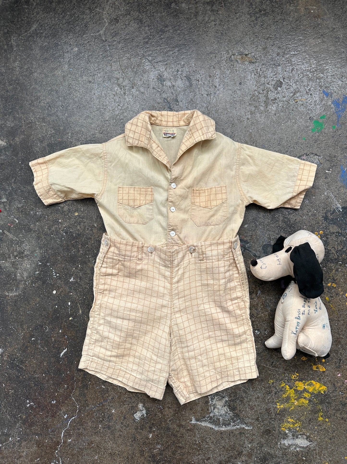 1940s Kids 4/5 Playsuit