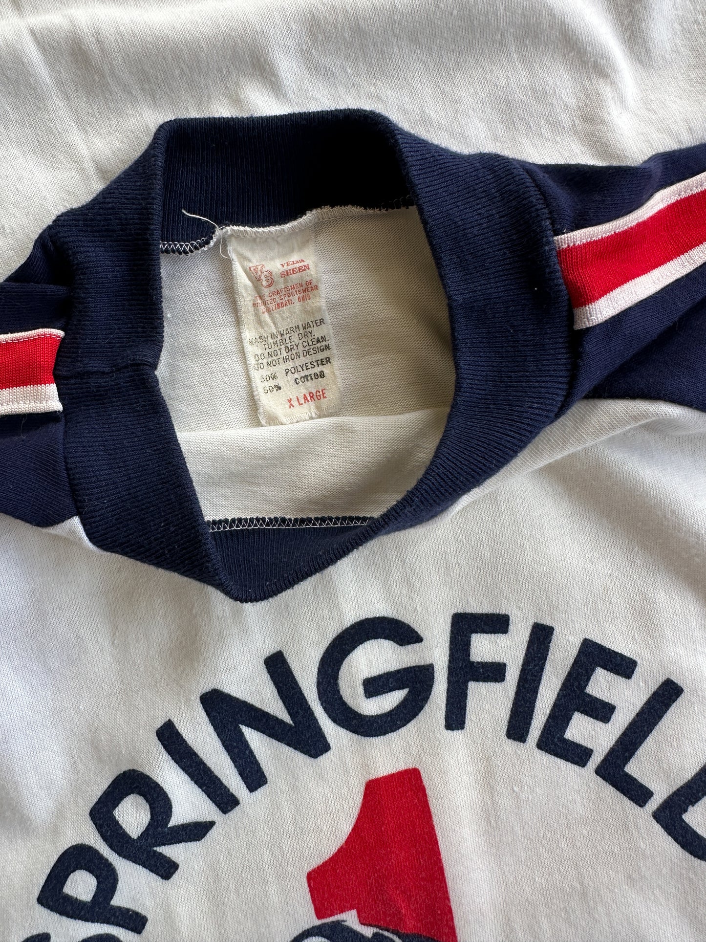 1960s Springfield North Panthers Athletic Velvasheen T Shirt