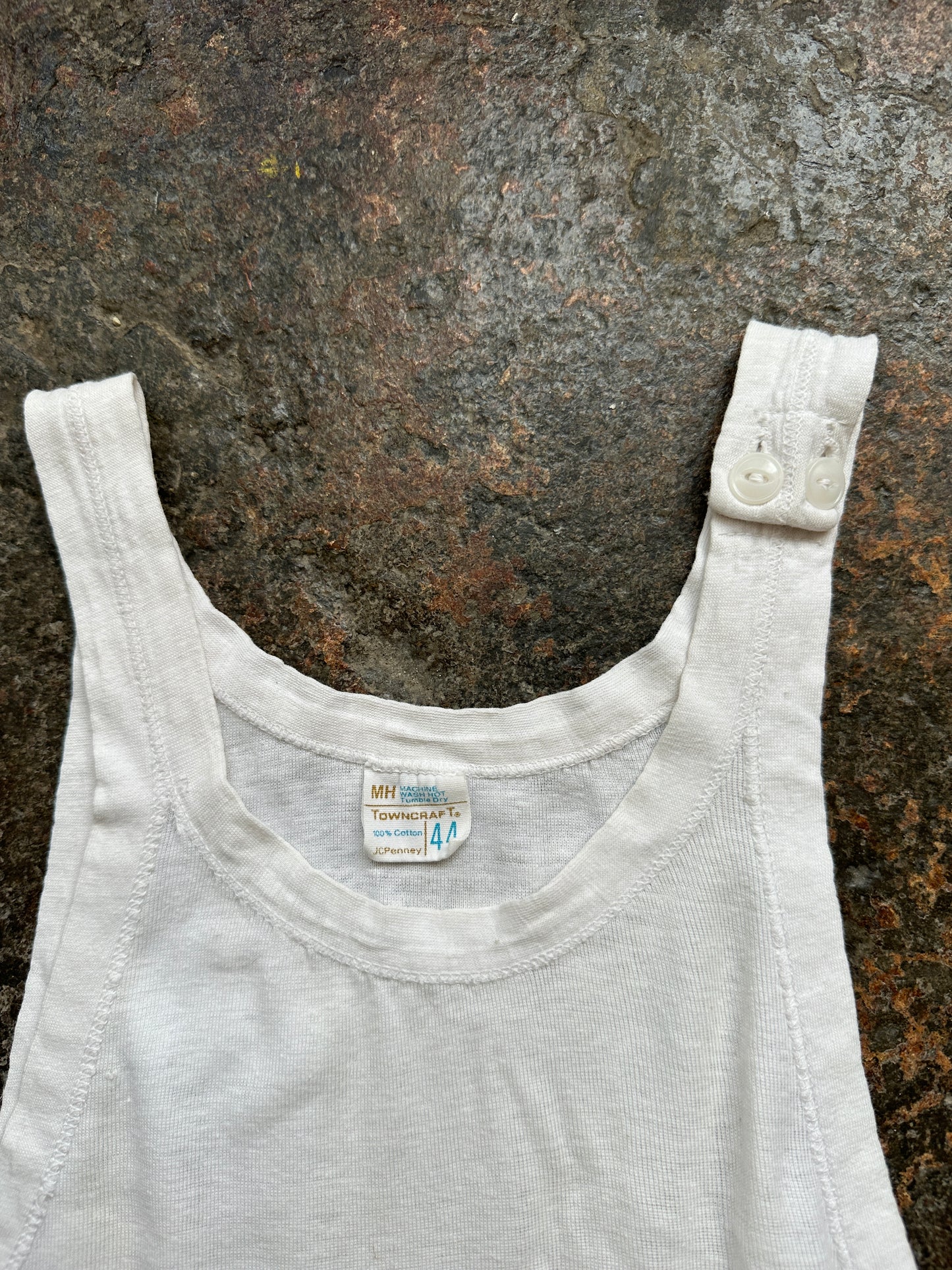1970s JCPenny Cotton One Piece Undergarment