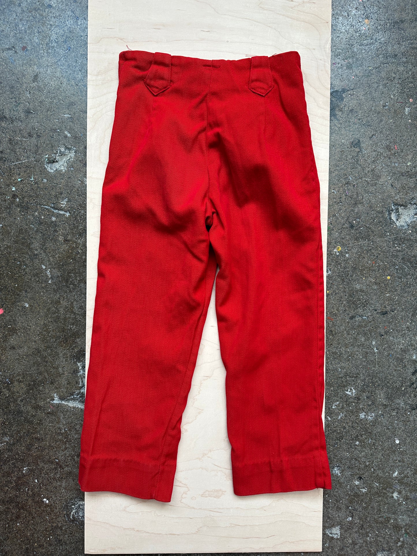 1950s Santone Lucky Star Kids 5/6 Red Side Zips