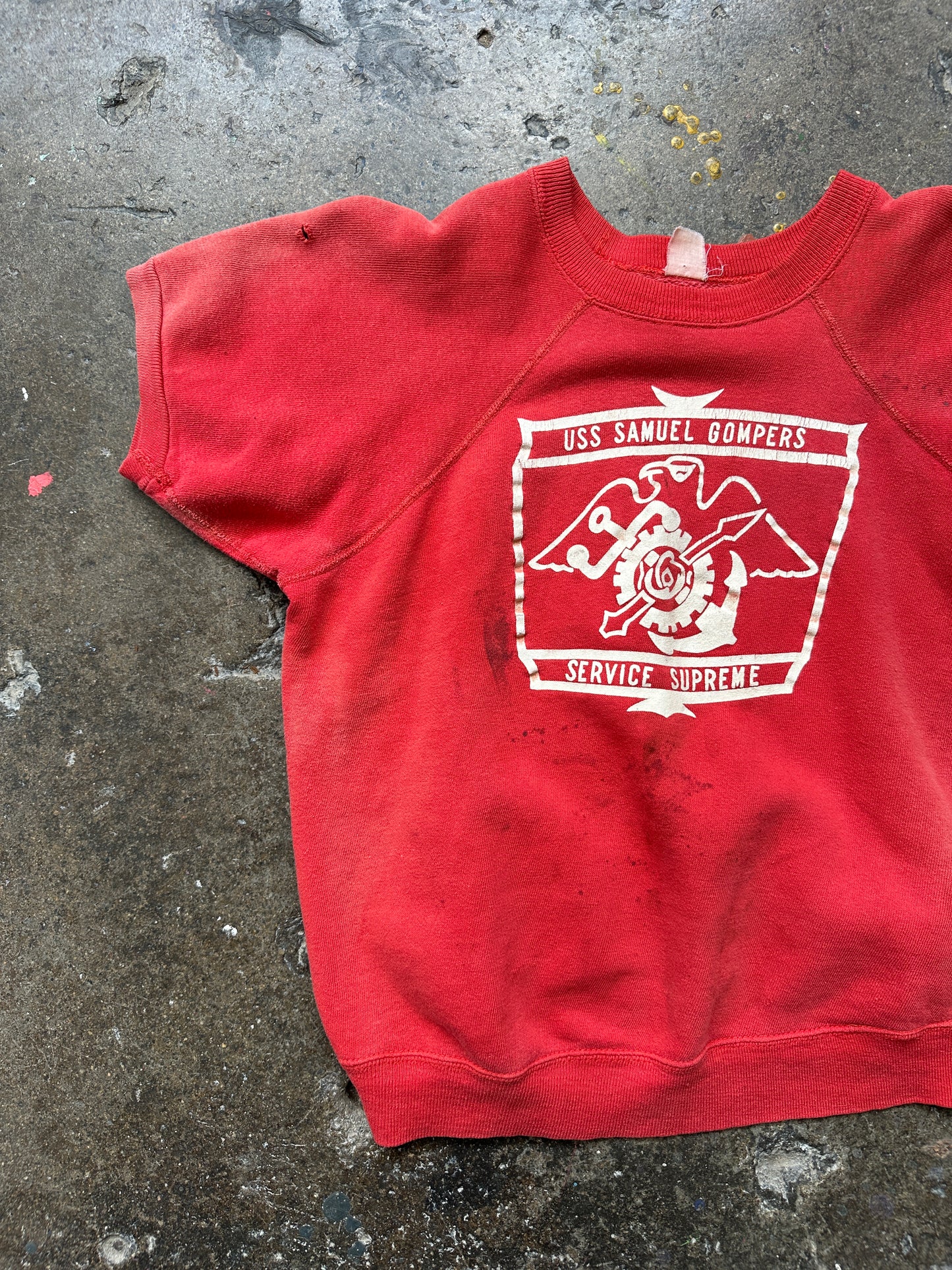 1960s Marines Short Sleeve Sweatshirt