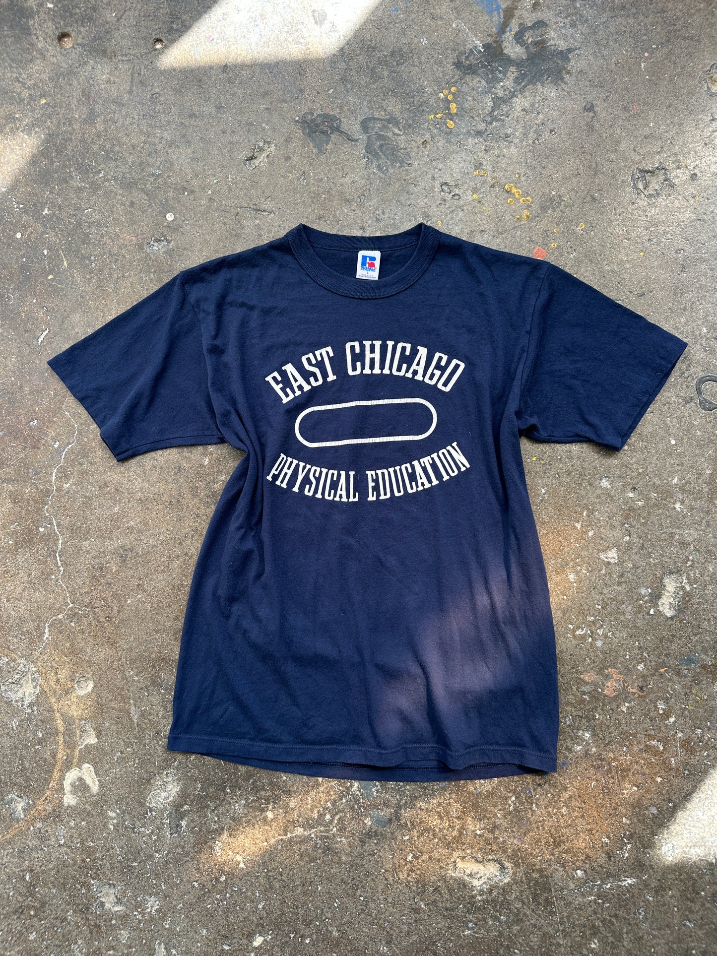 1990s Russel Athletic East Chicago PE T Shirt
