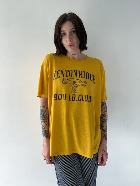 1990s Kenton Ridge Ohio Highschool Weight Lifting T Shirt