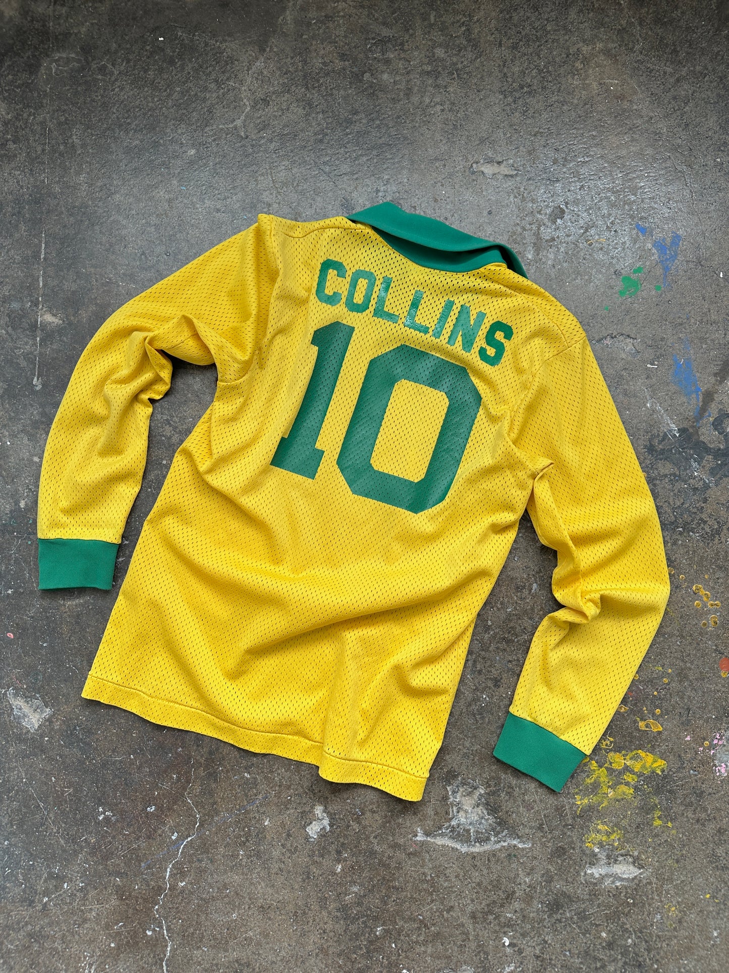 1980s Champion Long Sleeve Mesh Soccer Jersey