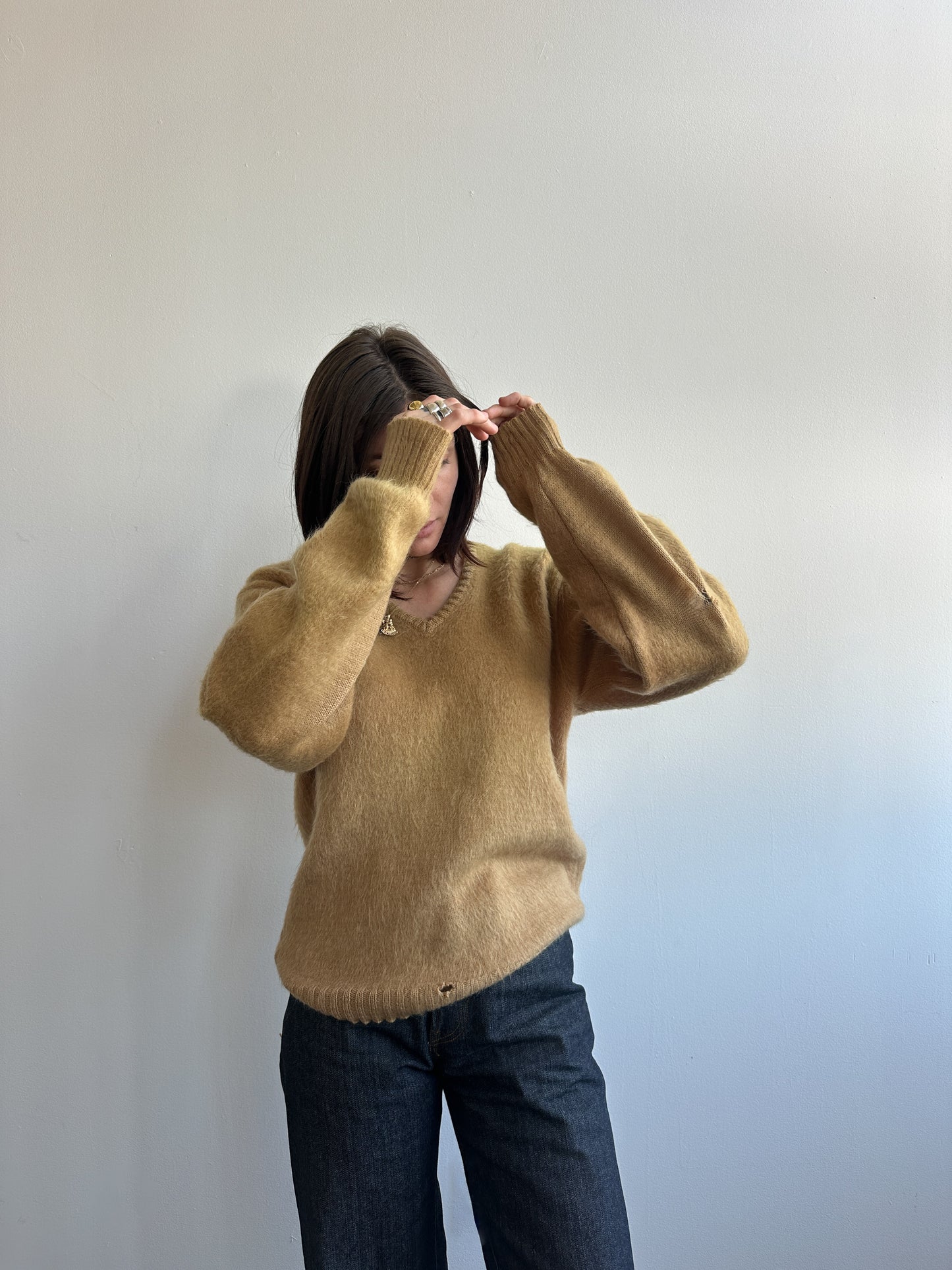 1960s The Baggy Shag Lord Jeff Mohair Pullover