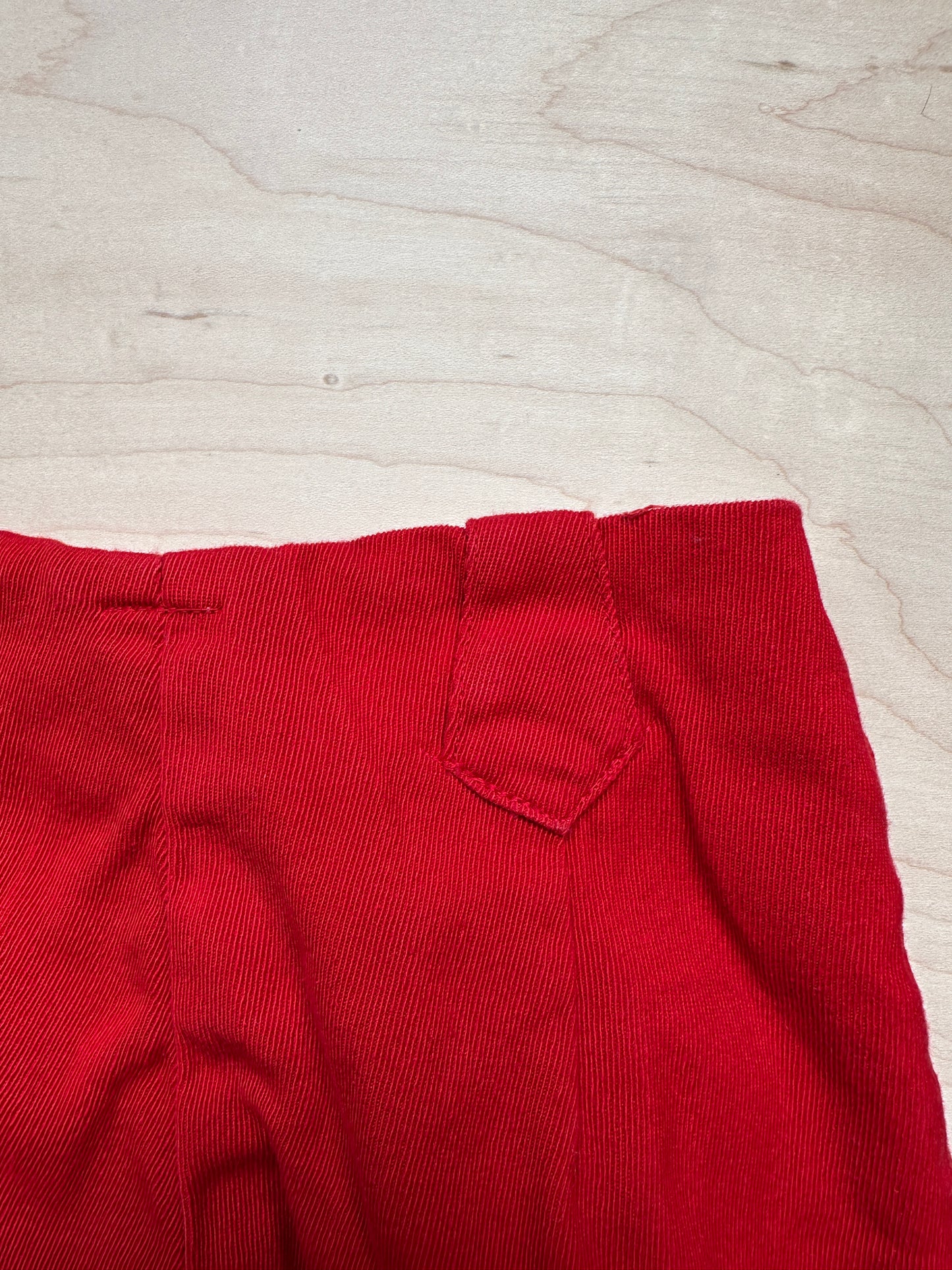 1950s Santone Lucky Star Kids 5/6 Red Side Zips