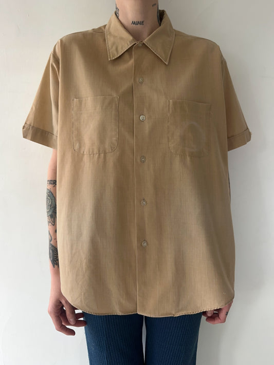 1960s Campus Button Up