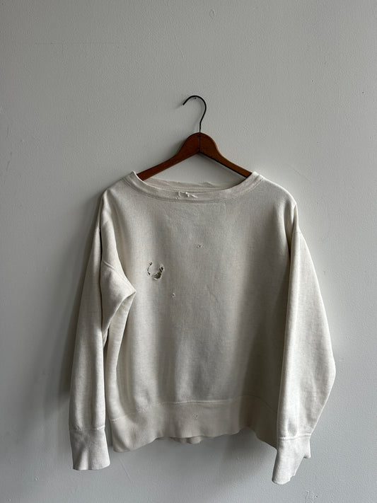1950s Cotton Grey Sweat