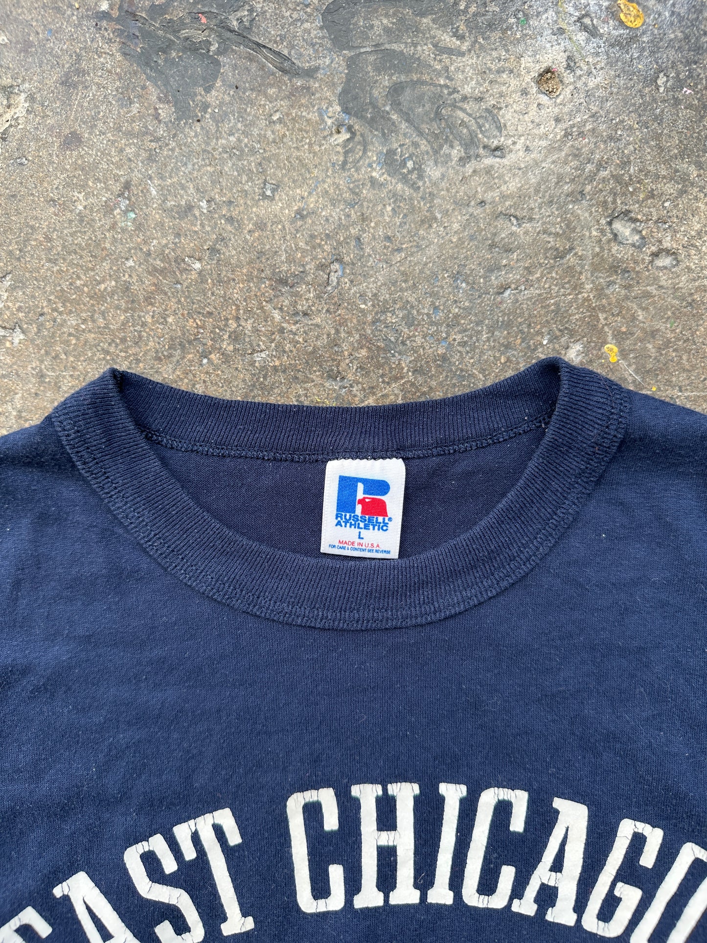 1990s Russel Athletic East Chicago PE T Shirt