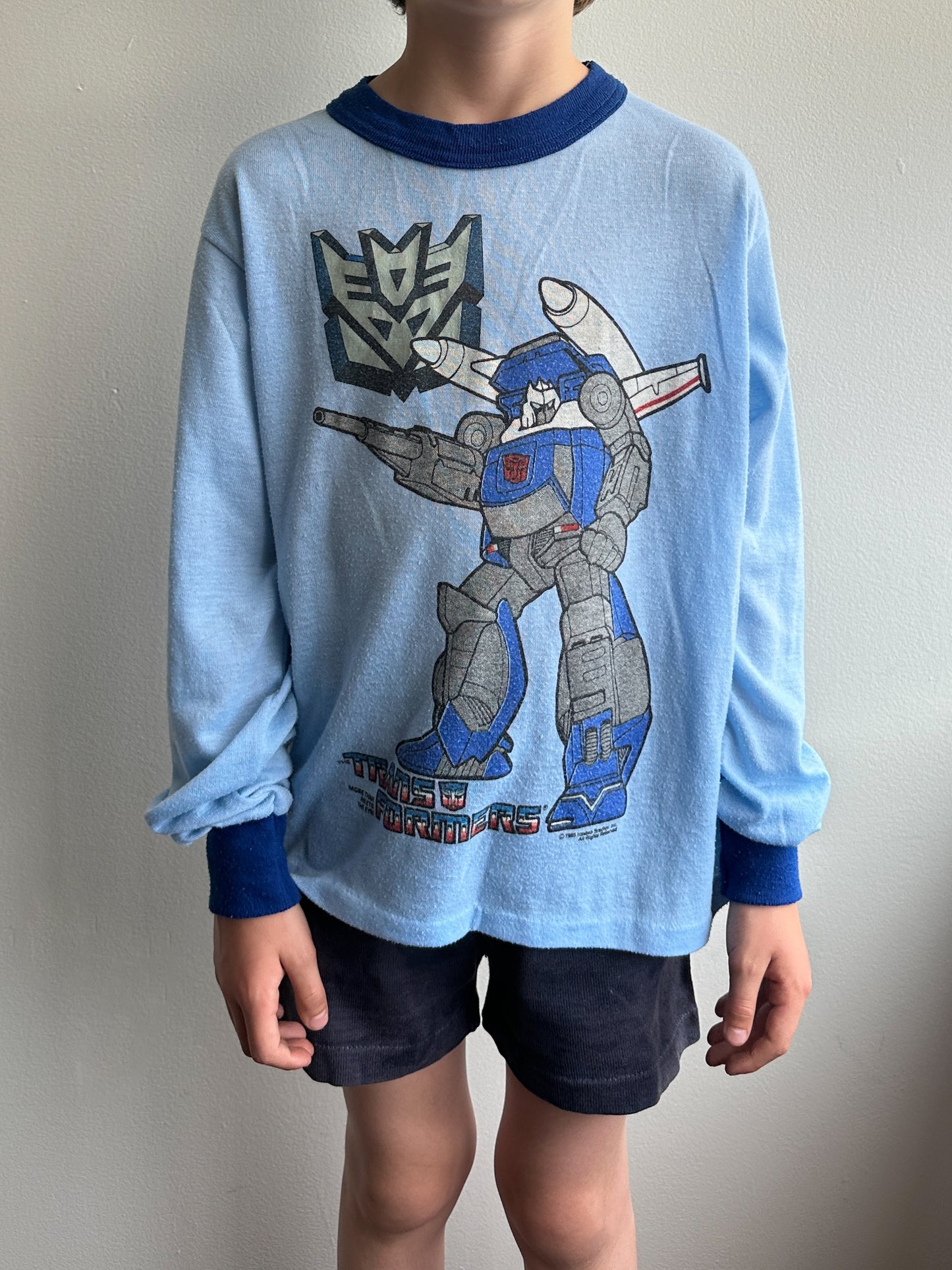 1980s Transformer PJ Long Sleeve Kids 8/9